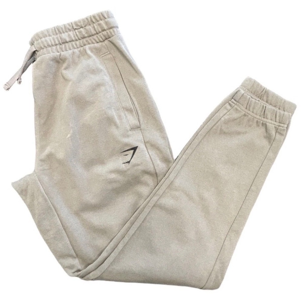 Gymshark Tan Essential Joggers with Logo